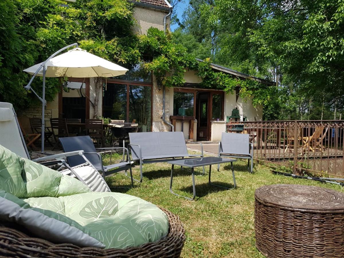 Magnifique Moulin Proche Chablis, Jacuzzi Et Riviere Villa Annay-sur-Serein Dış mekan fotoğraf